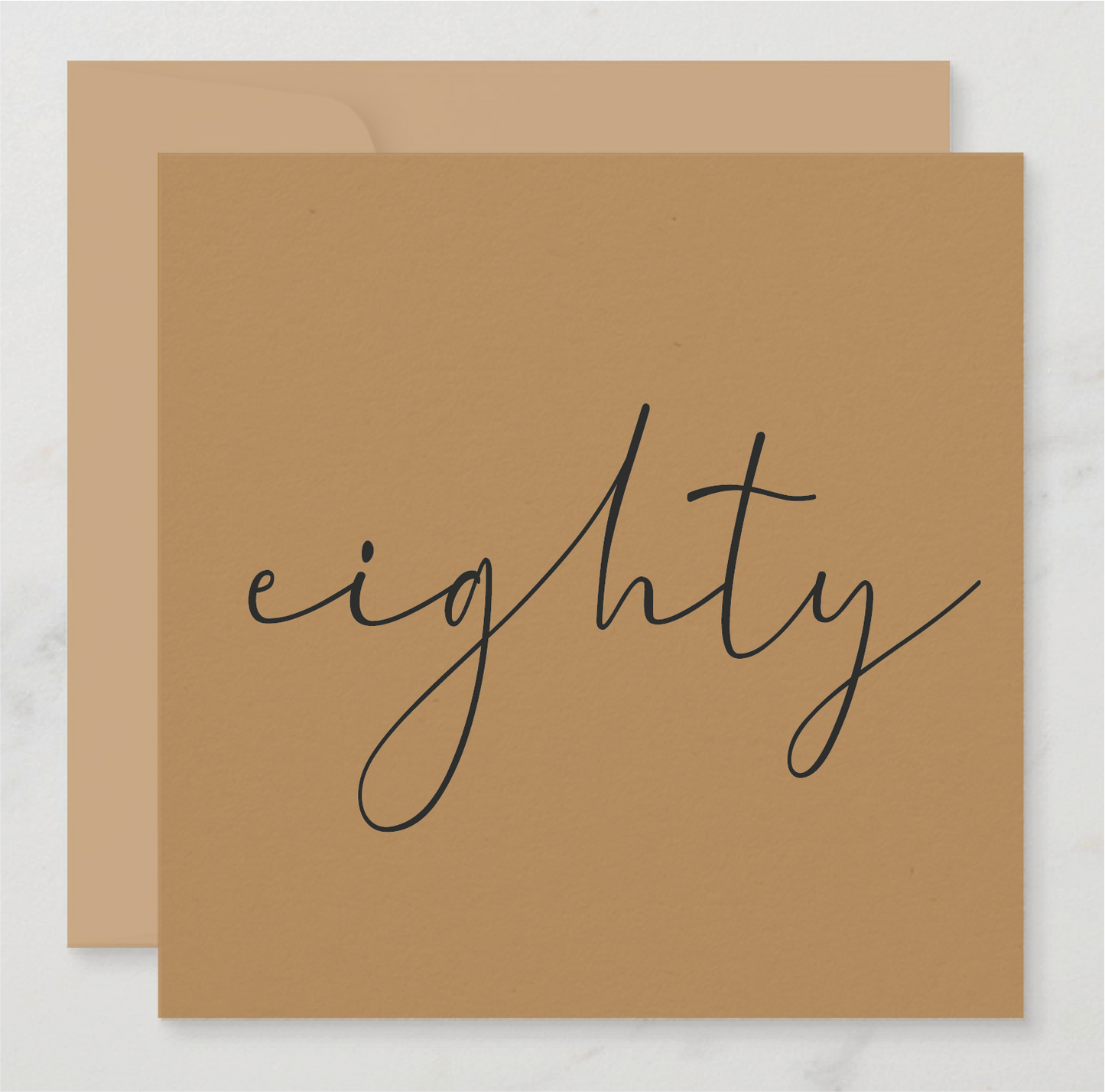 Calligraphy Milestone Card