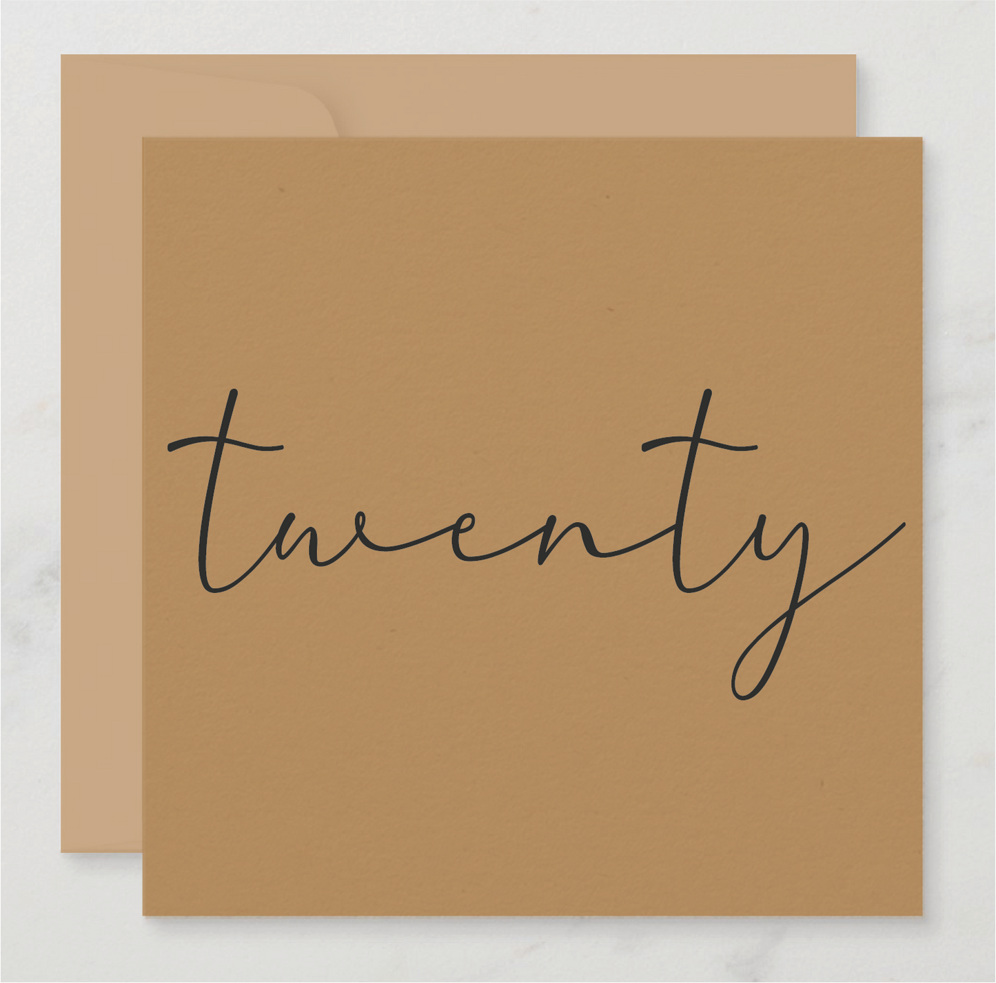 Calligraphy Milestone Card