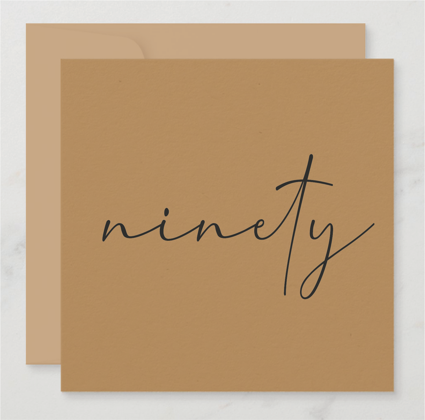 Calligraphy Milestone Card