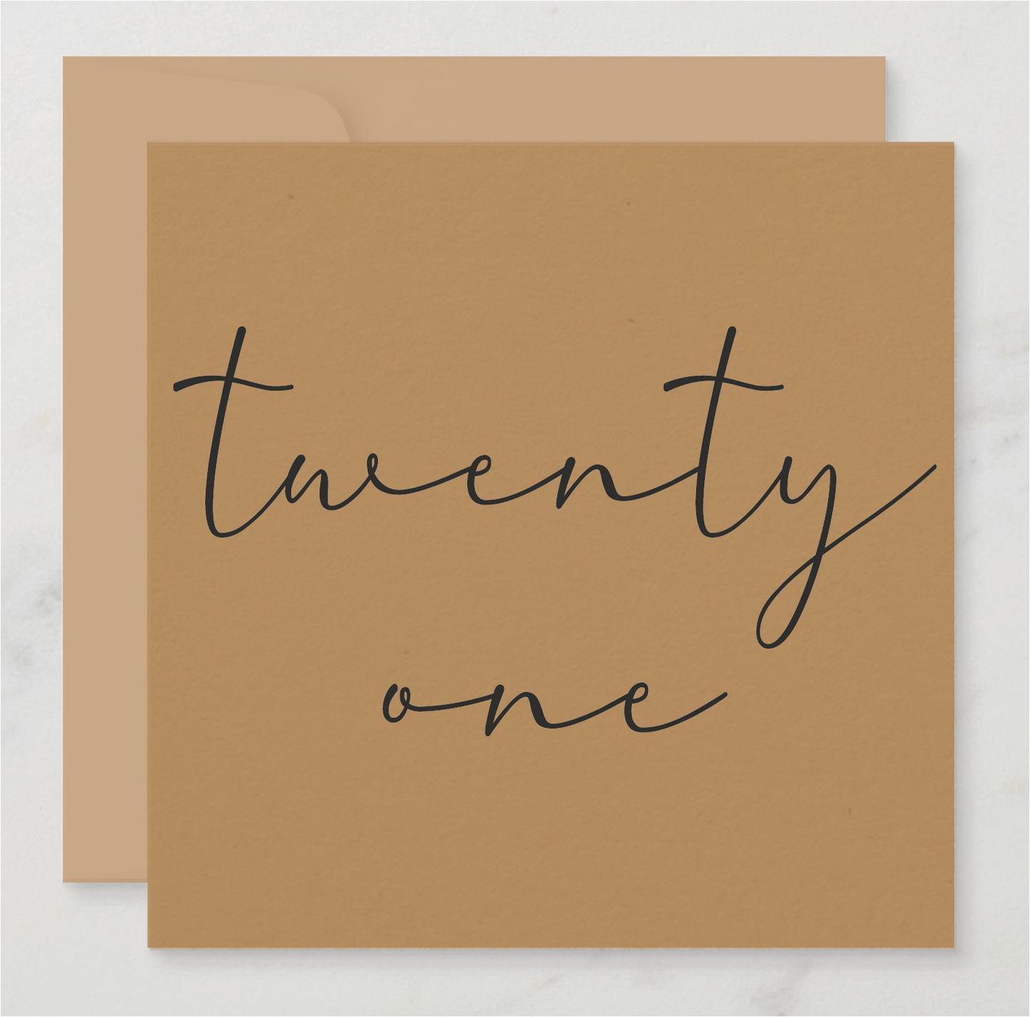 Calligraphy Milestone Card