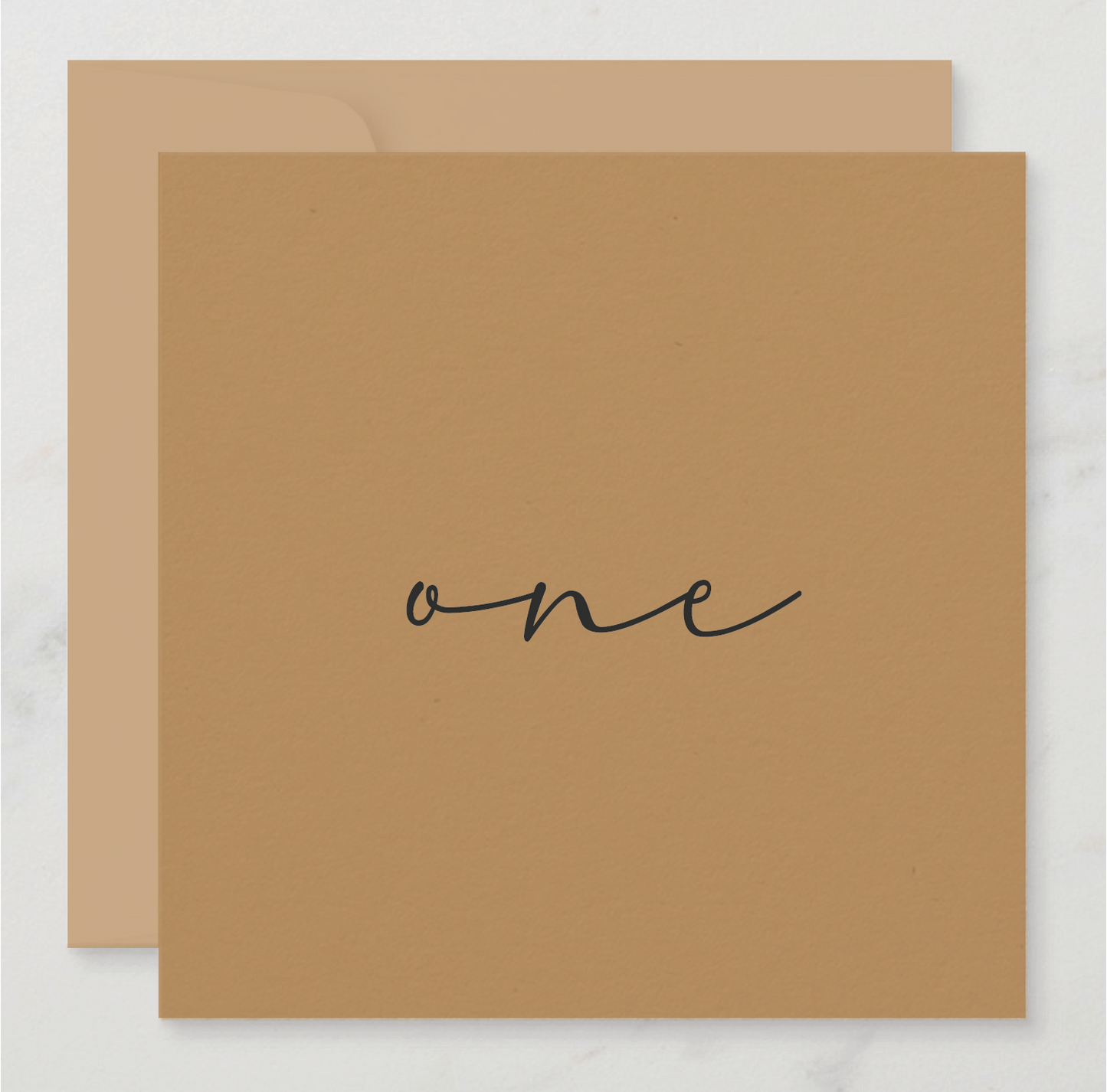 Calligraphy Milestone Card