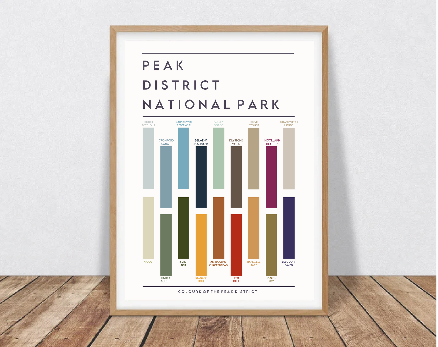 Colours of the Peak District Print