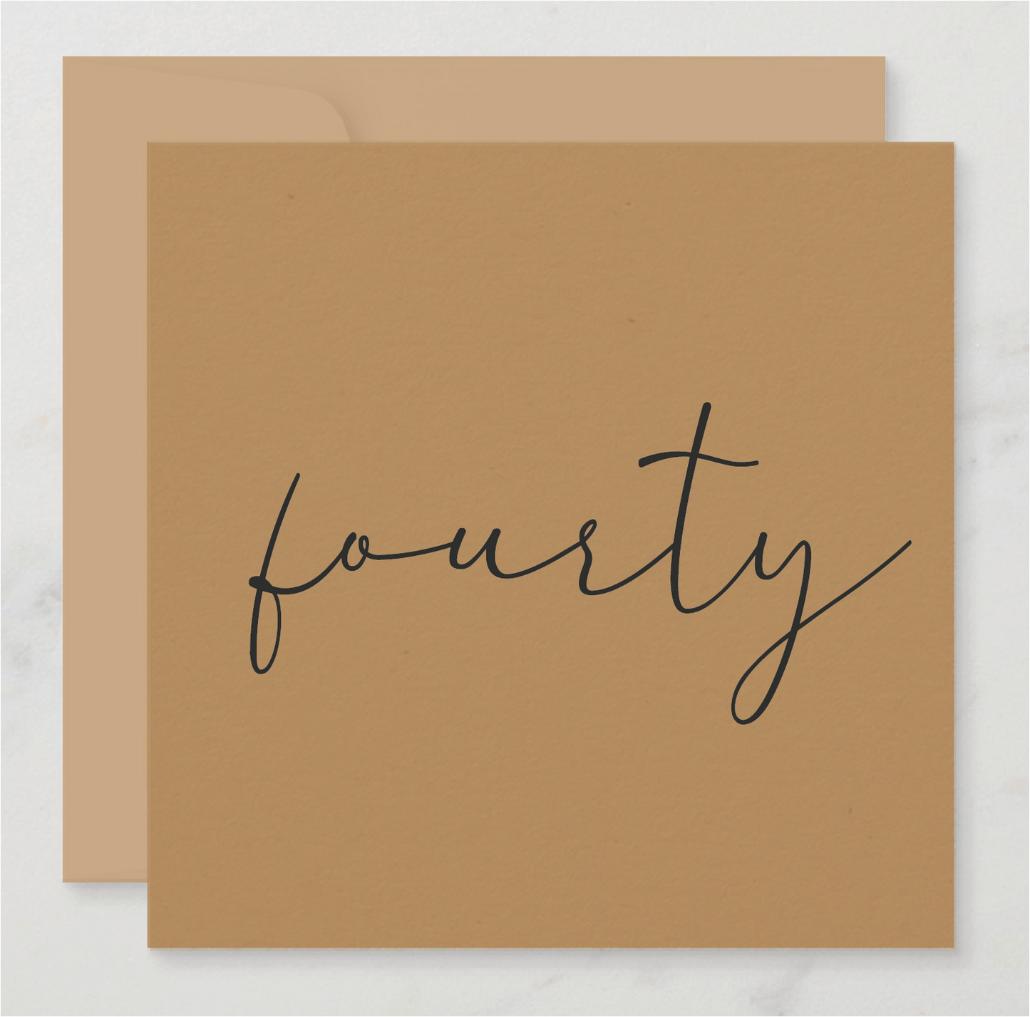 Calligraphy Milestone Card