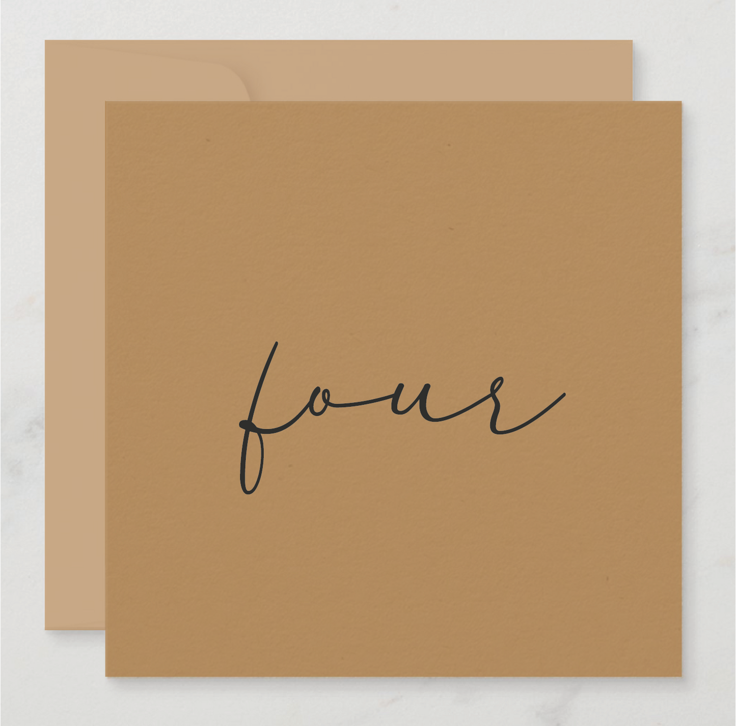 Calligraphy Milestone Card