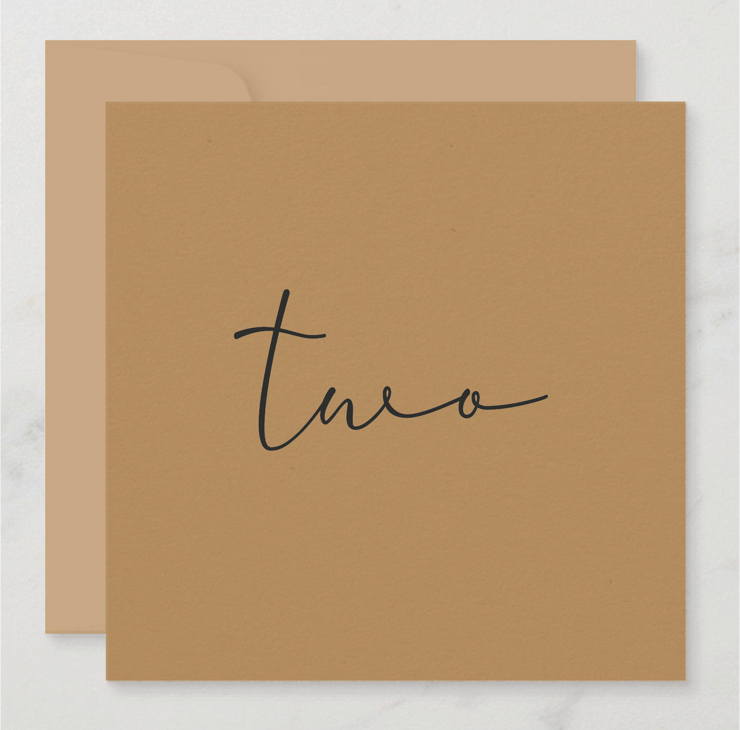 Calligraphy Milestone Card