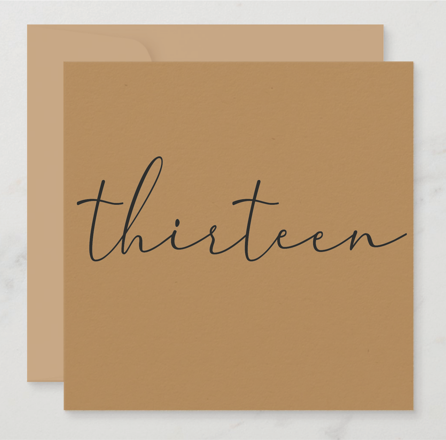 Calligraphy Milestone Card