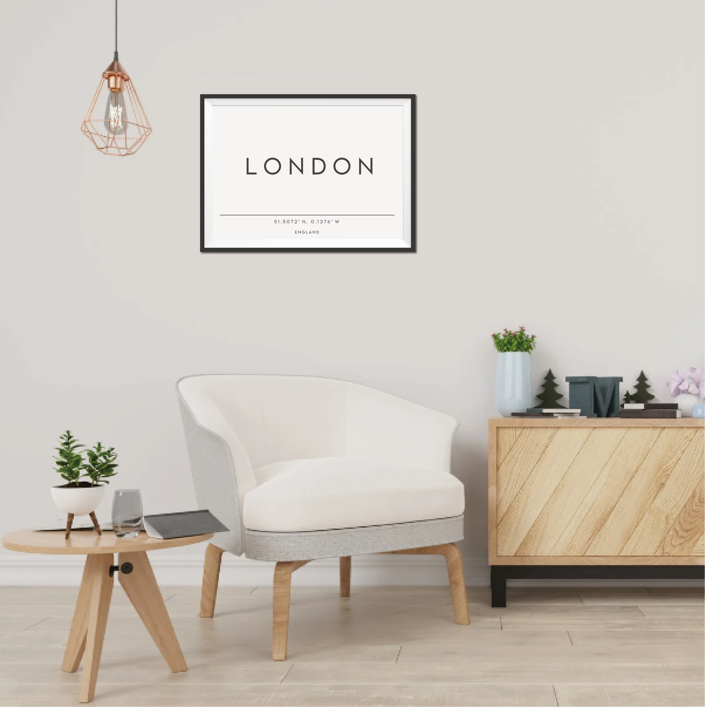 Typography Location/City Print