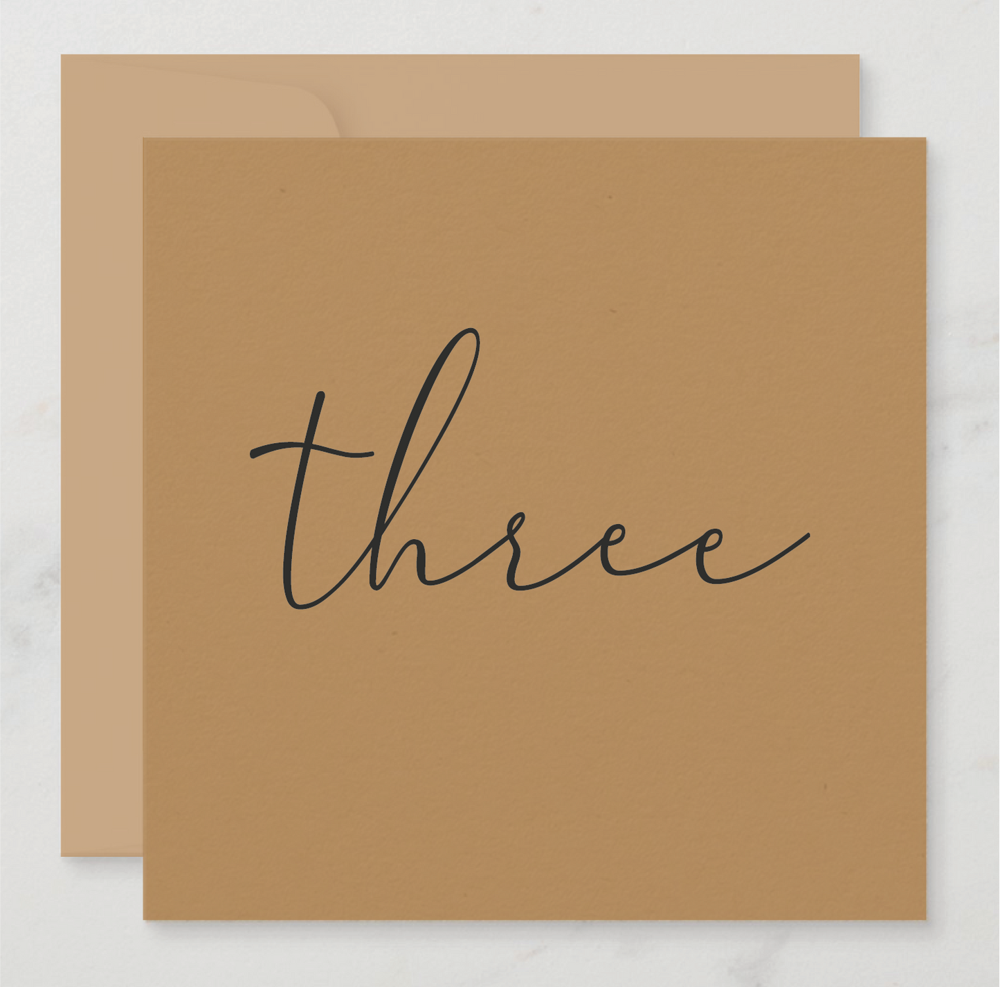 Calligraphy Milestone Card