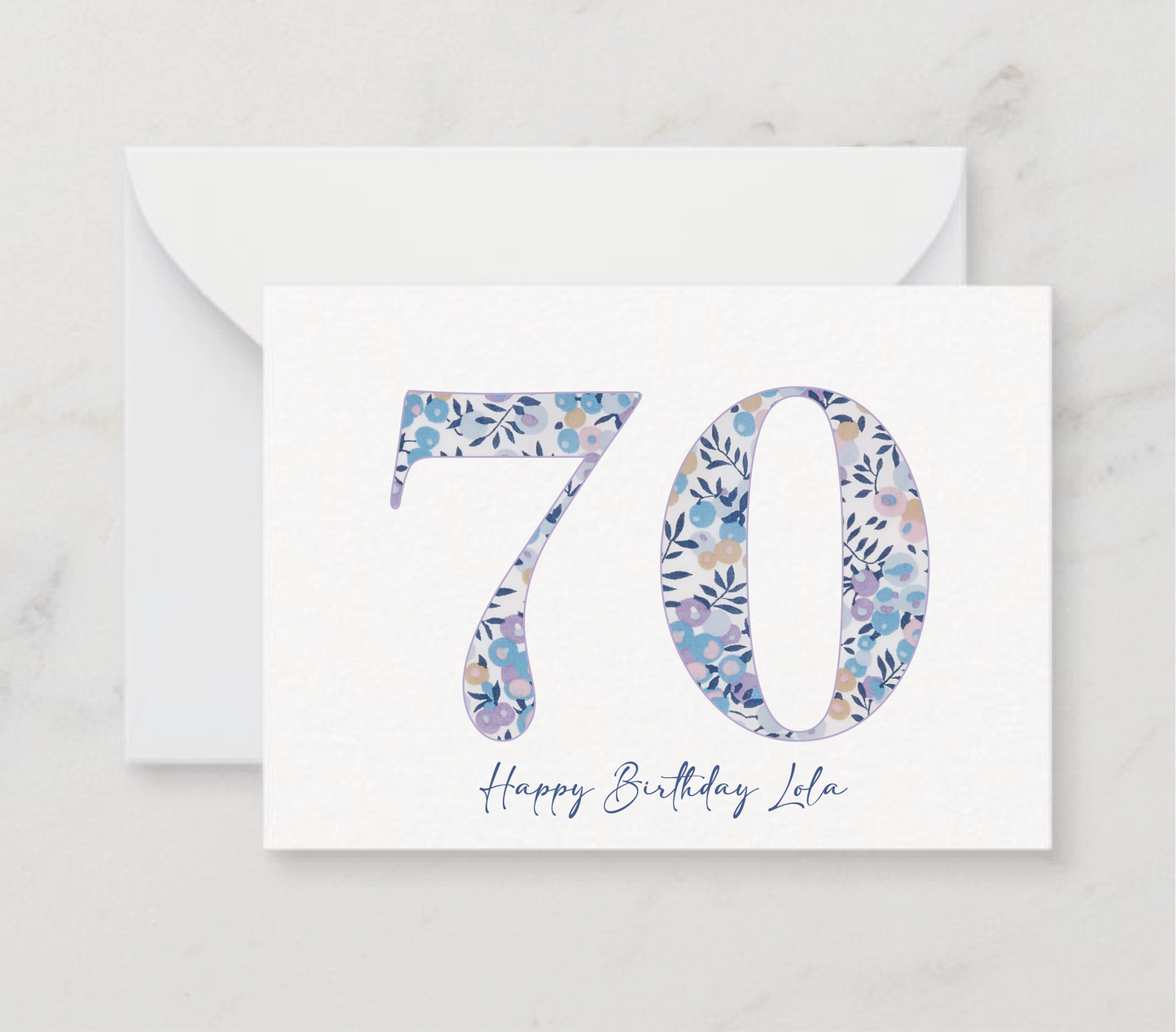 Liberty Of London Printed Milestone Card