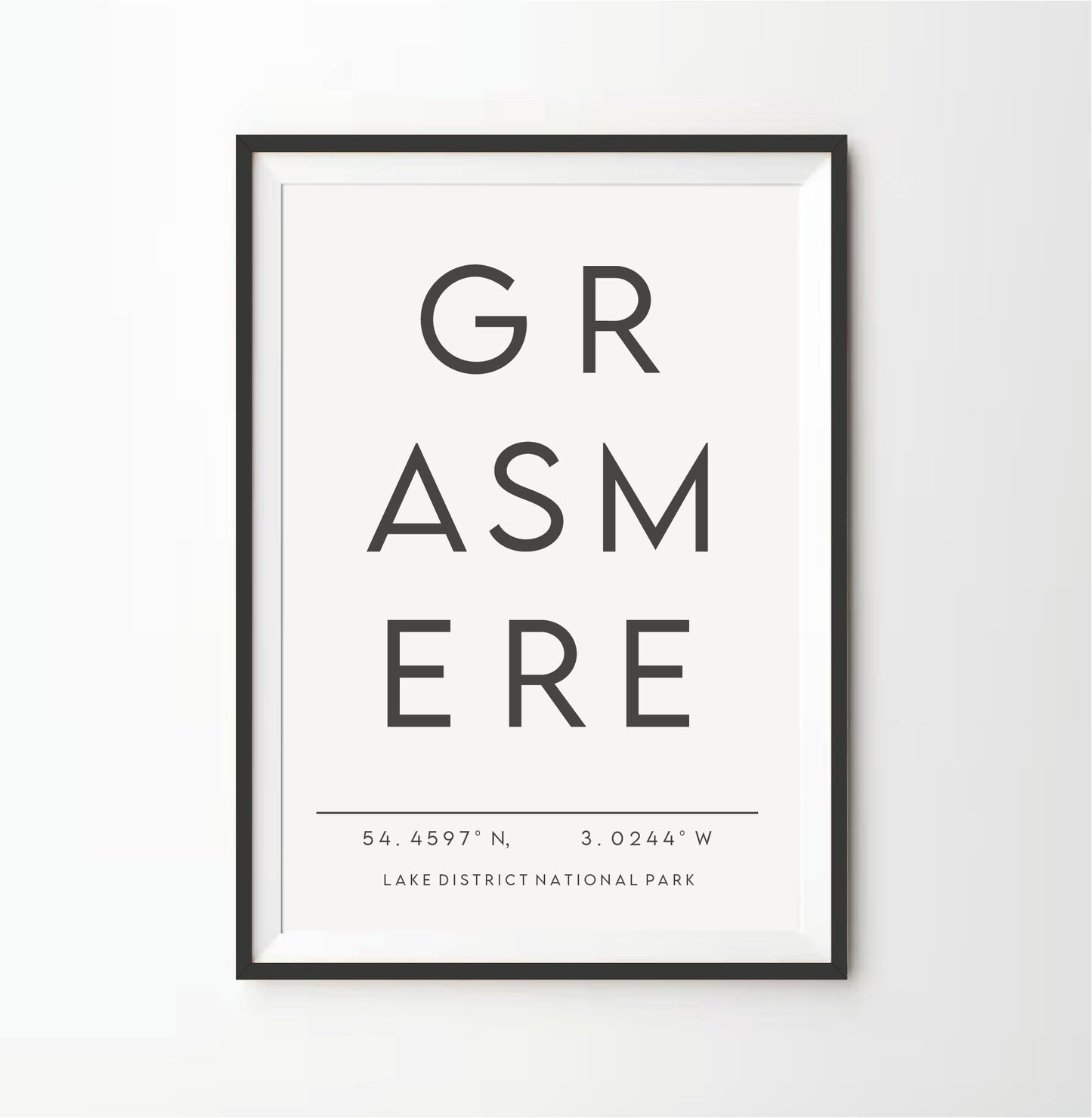 Typography Location Print - Destination Print - City print