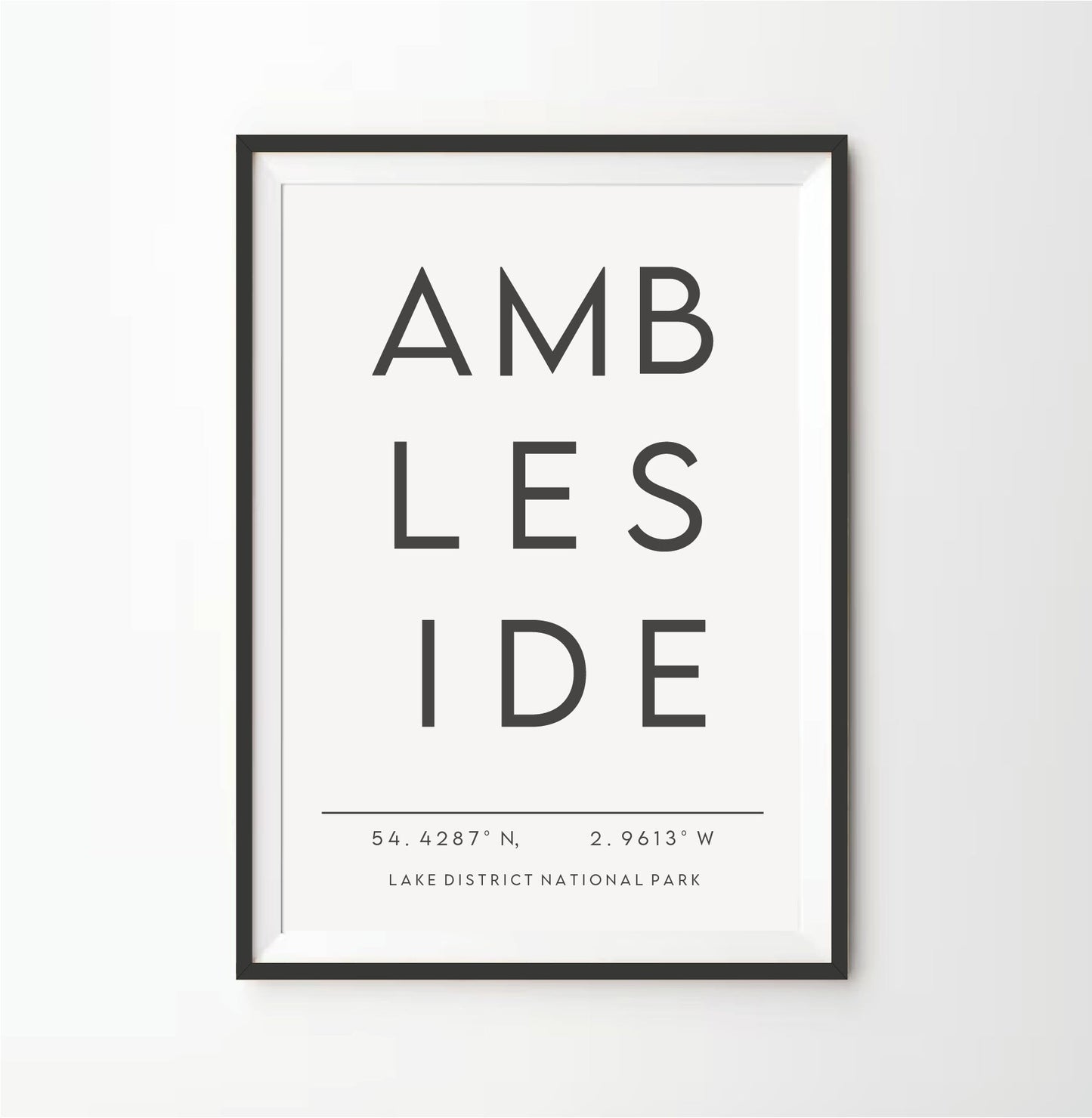Typography Location Print - Destination Print - City print