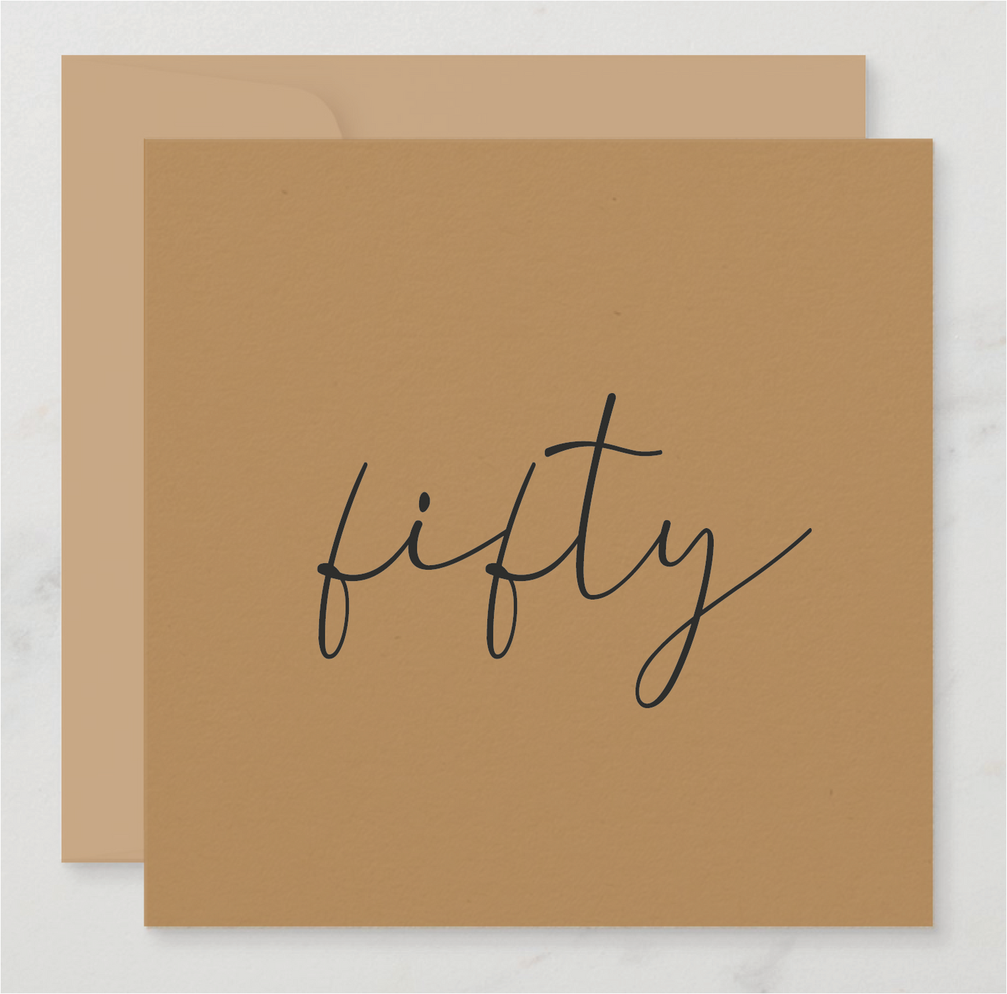 Calligraphy Milestone Card