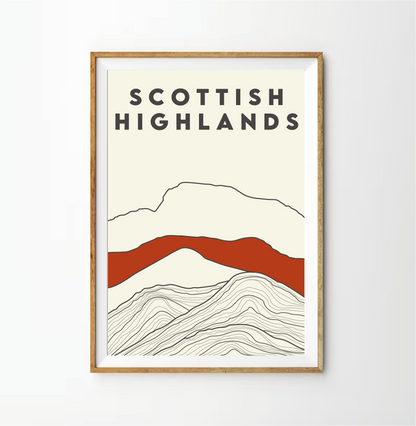 Scottish Highlands National Park Print