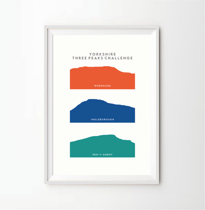 Yorkshire Three Peaks Challenge Stack Print