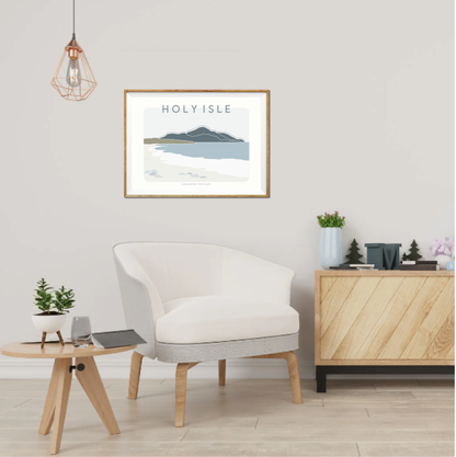 Holy Isle Coastal Print