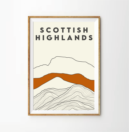 Scottish Highlands National Park Print