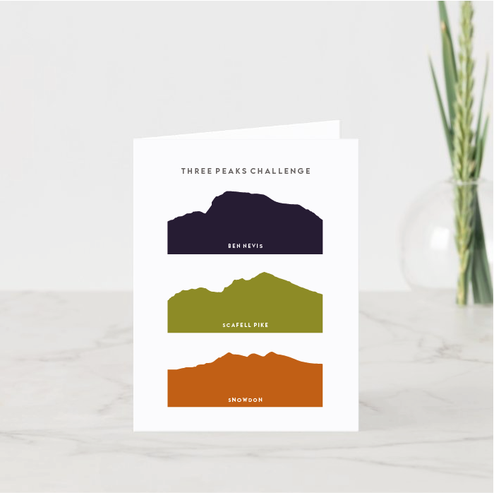 Three Peaks Challenge Stack card