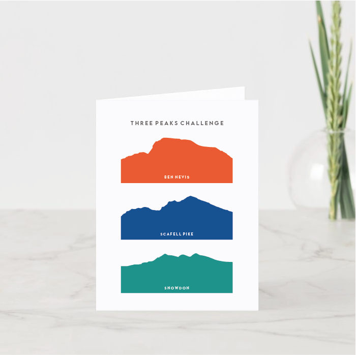 Three Peaks Challenge Stack card