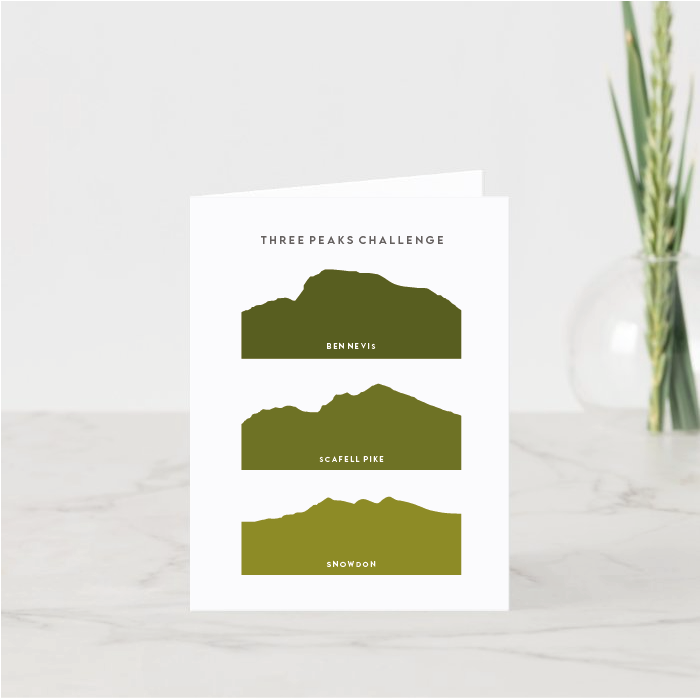 Three Peaks Challenge Stack card