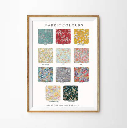 Liberty Of London New Baby Card - Liberty Fabric Card