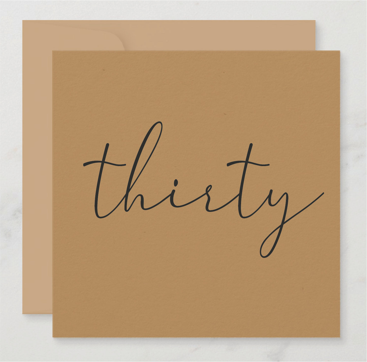 Calligraphy Milestone Card