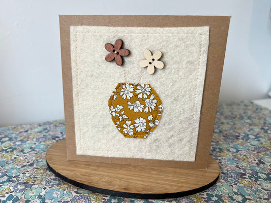 Liberty Of London Flower and Vase card