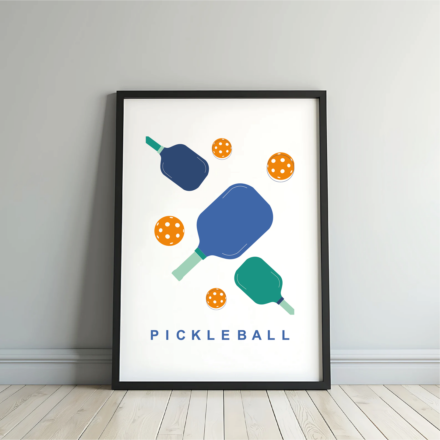 Pickleball Wall Art Print