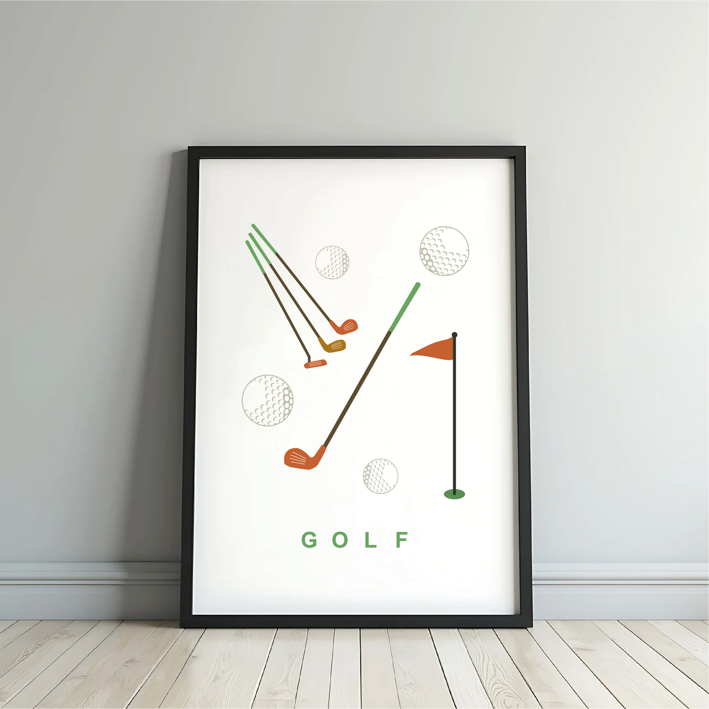 Golf Wall Art Print