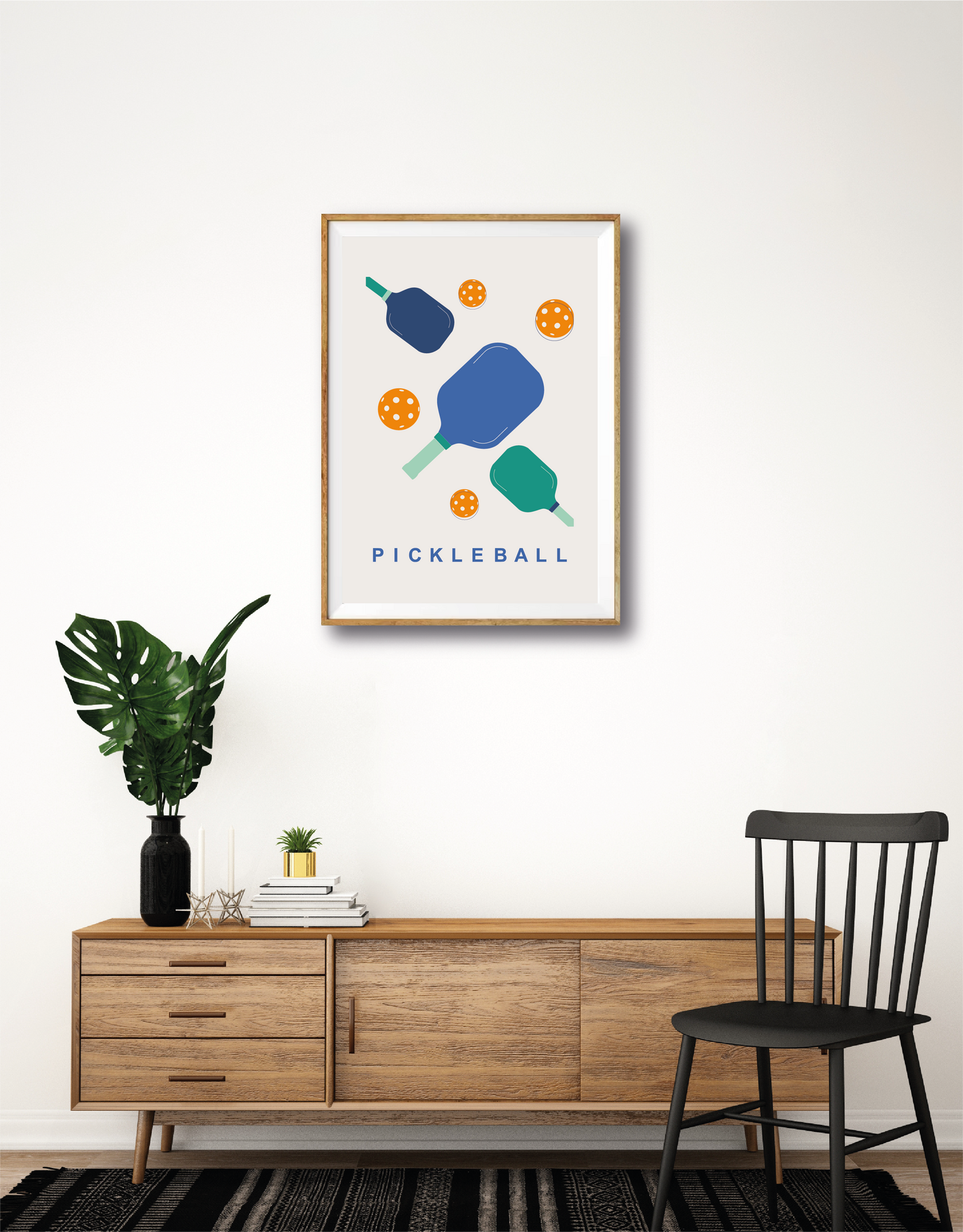 Pickleball Wall Art Print