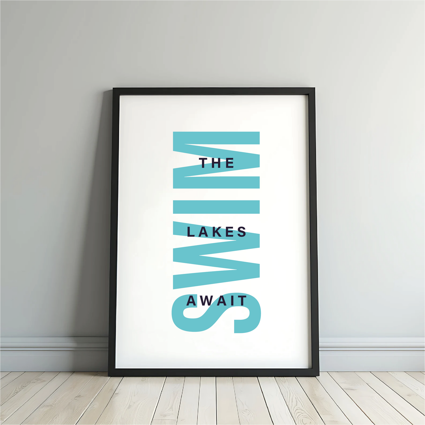 The Lakes Await SWIM Print
