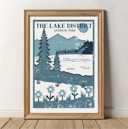 Vintage Lake District Poster