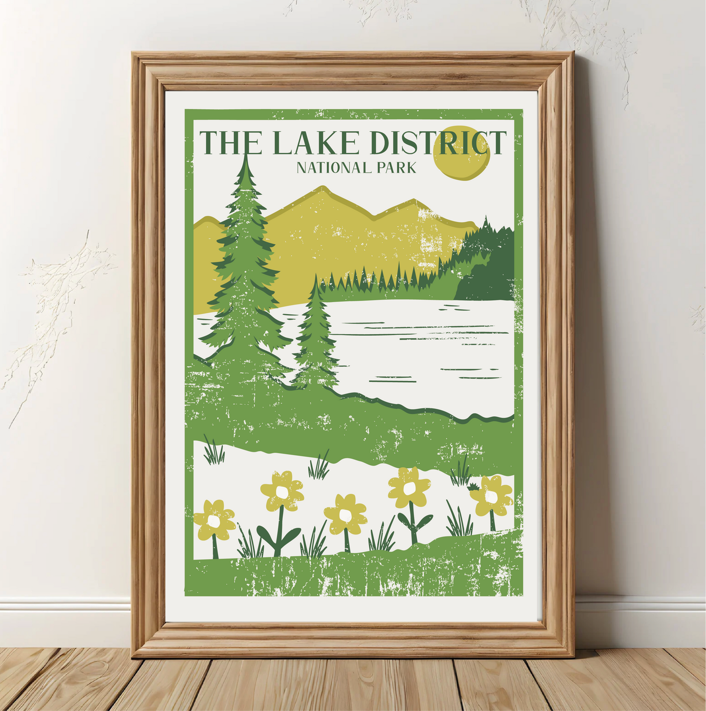 Vintage Lake District Poster