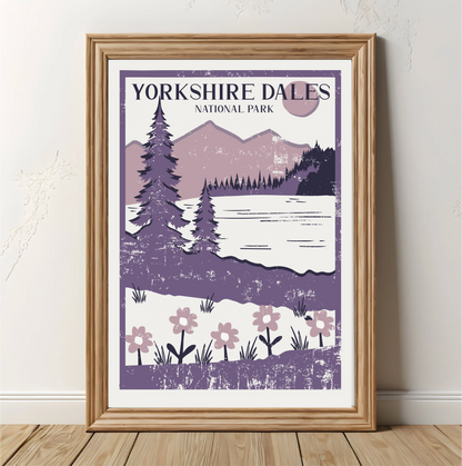 Vintage Yorkshire Dales Poster