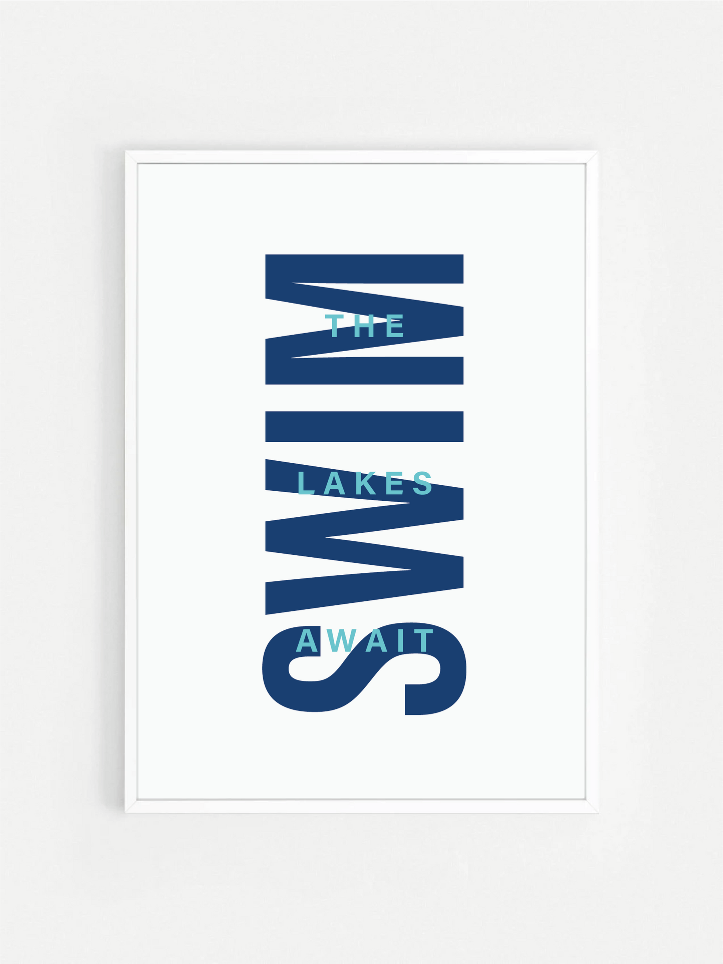 The Lakes Await SWIM Print