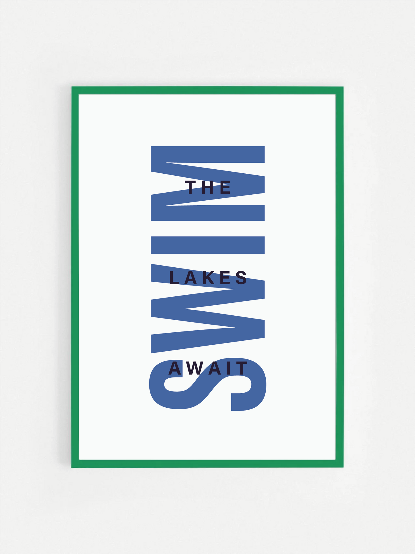 The Lakes Await SWIM Print