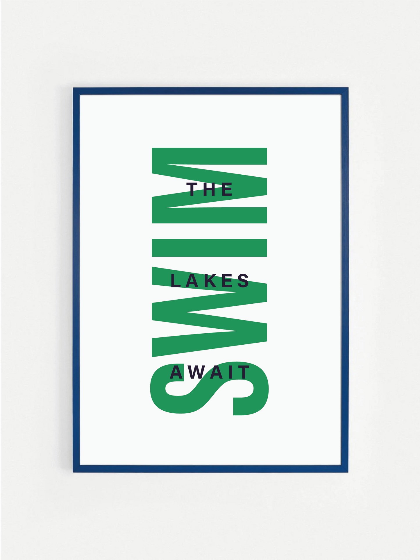 The Lakes Await SWIM Print