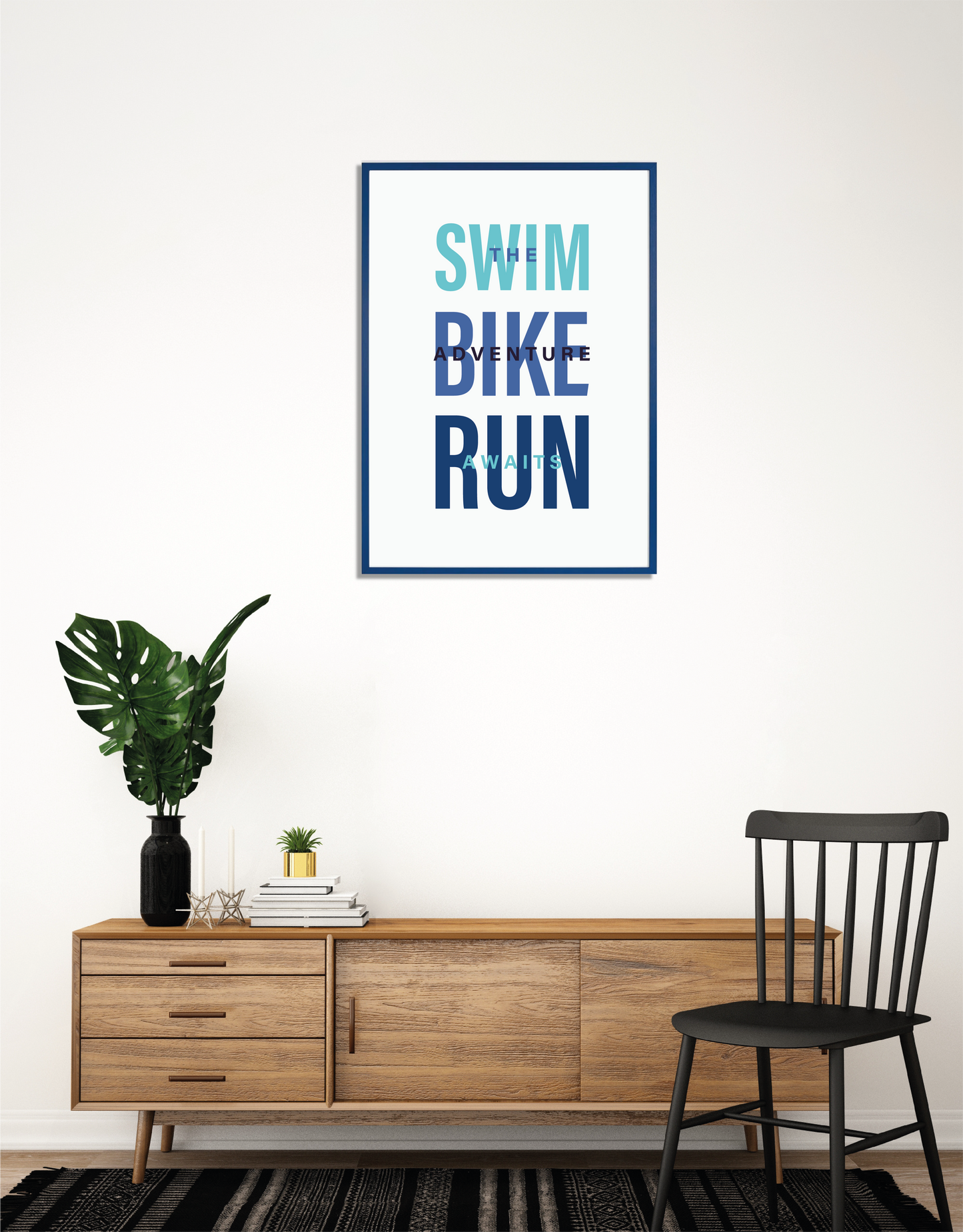 Triathlon Print - Swim - Bike - Run