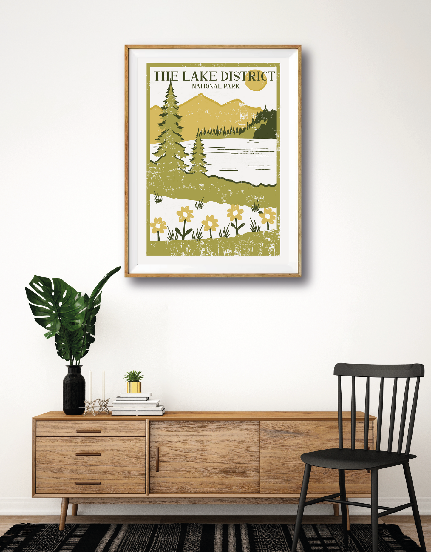 Vintage Lake District Poster