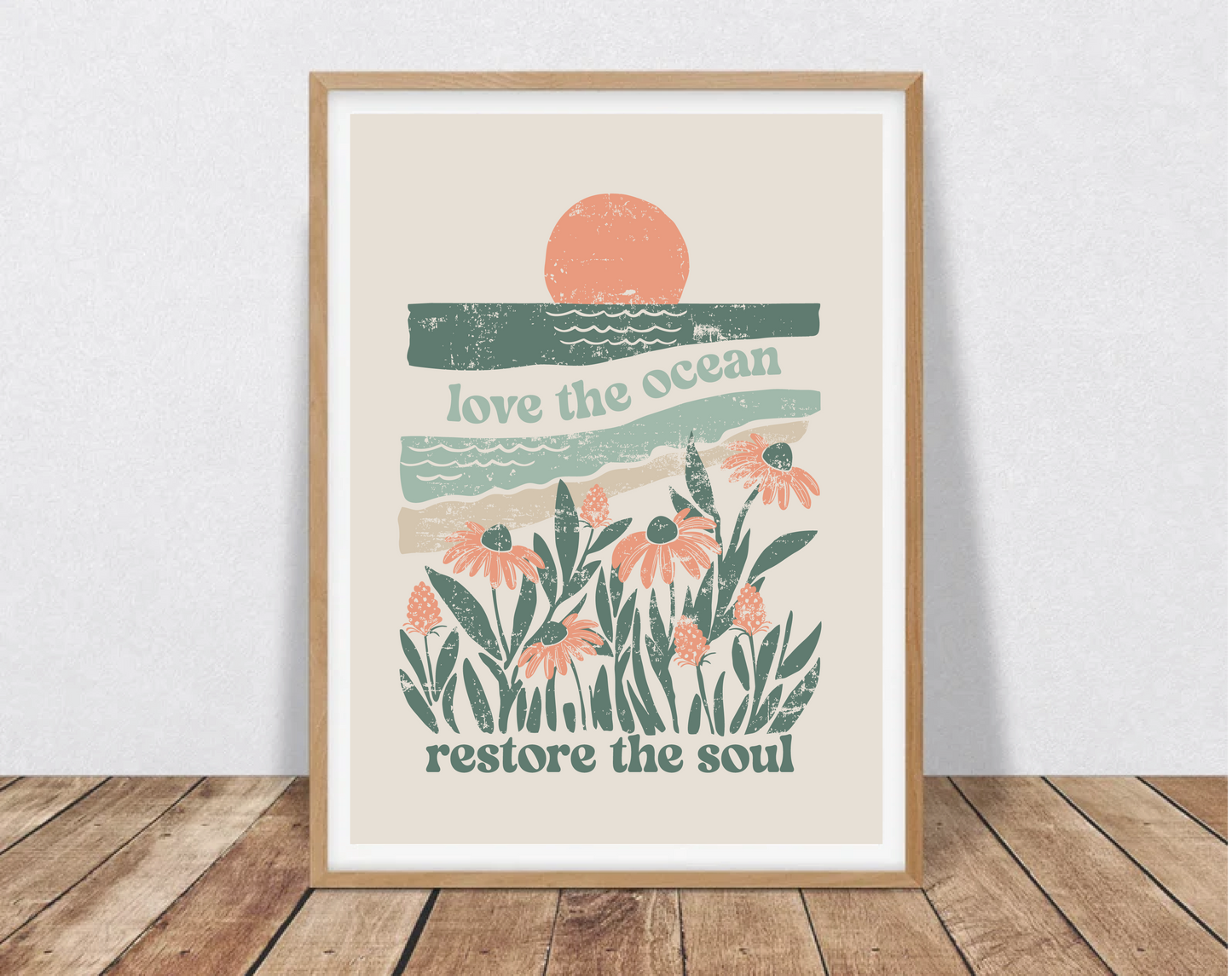Love the Ocean, Restore the Soul Print