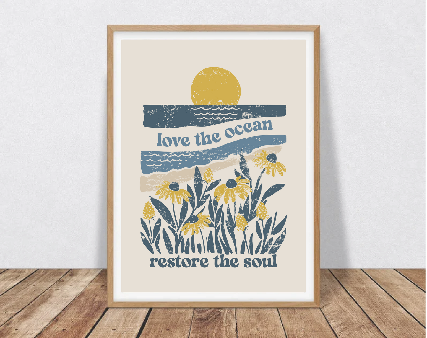 Love the Ocean, Restore the Soul Print