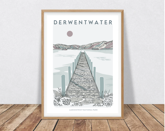 Derwentwater Jetty Print