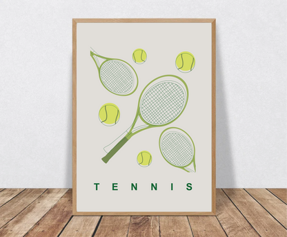 Tennis Wall Art Print