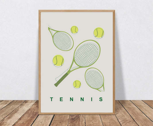 Tennis Wall Art Print