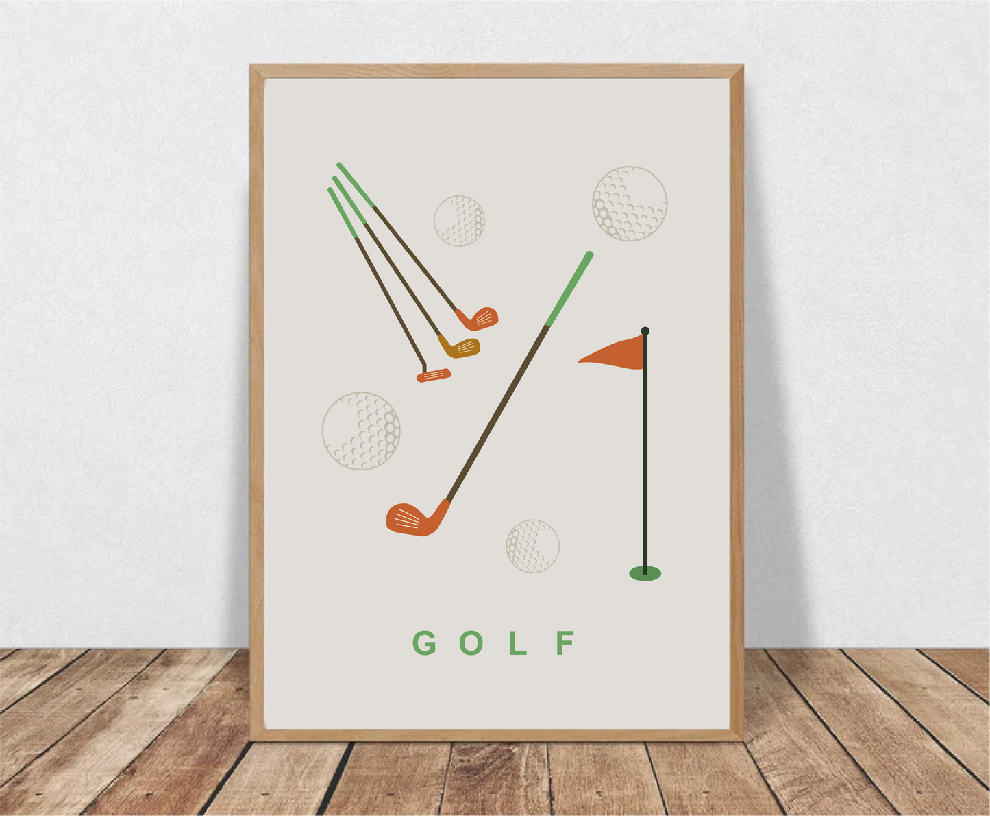 Golf Wall Art Print