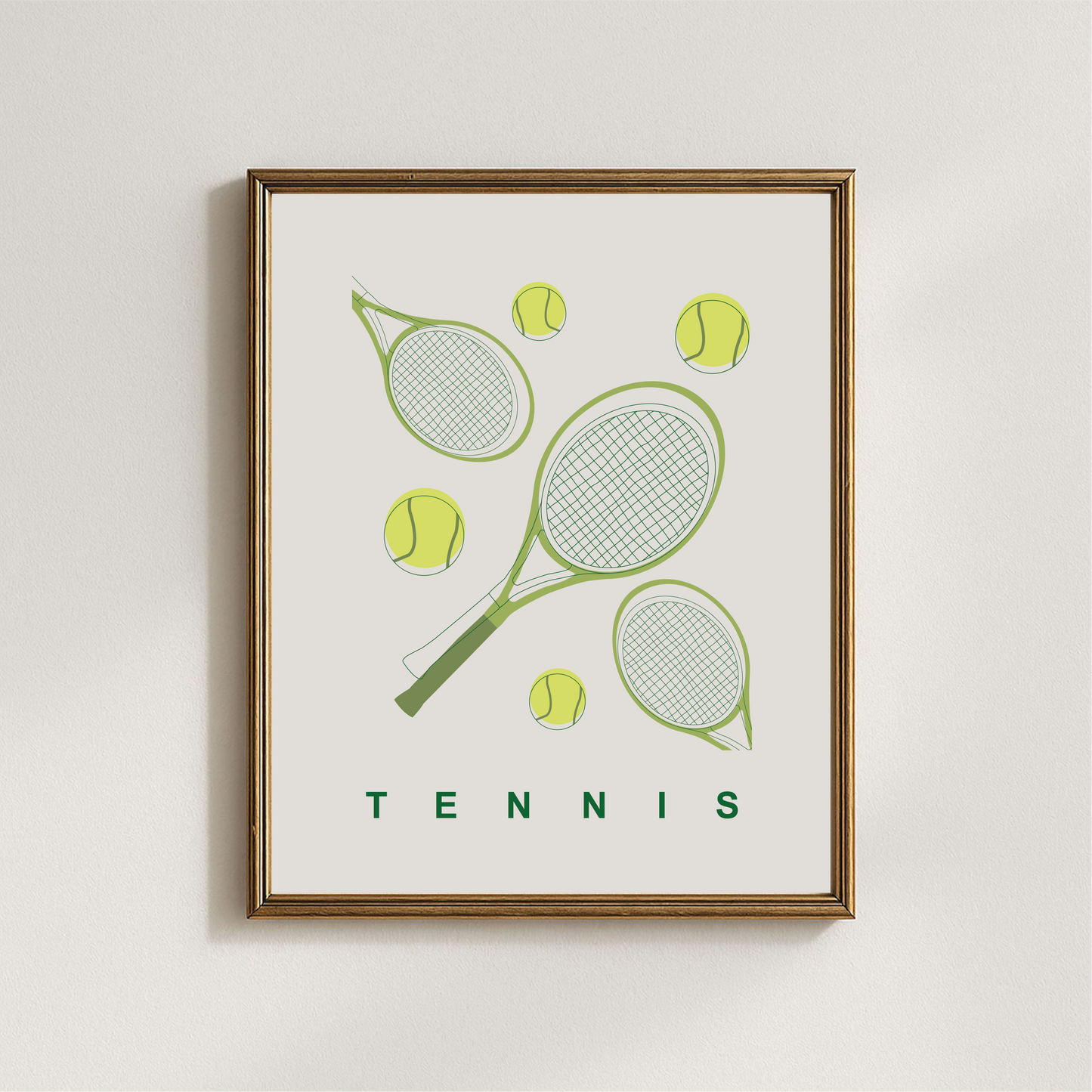 Tennis Wall Art Print