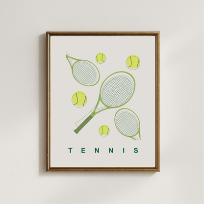 Tennis Wall Art Print