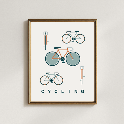 Cycling Print