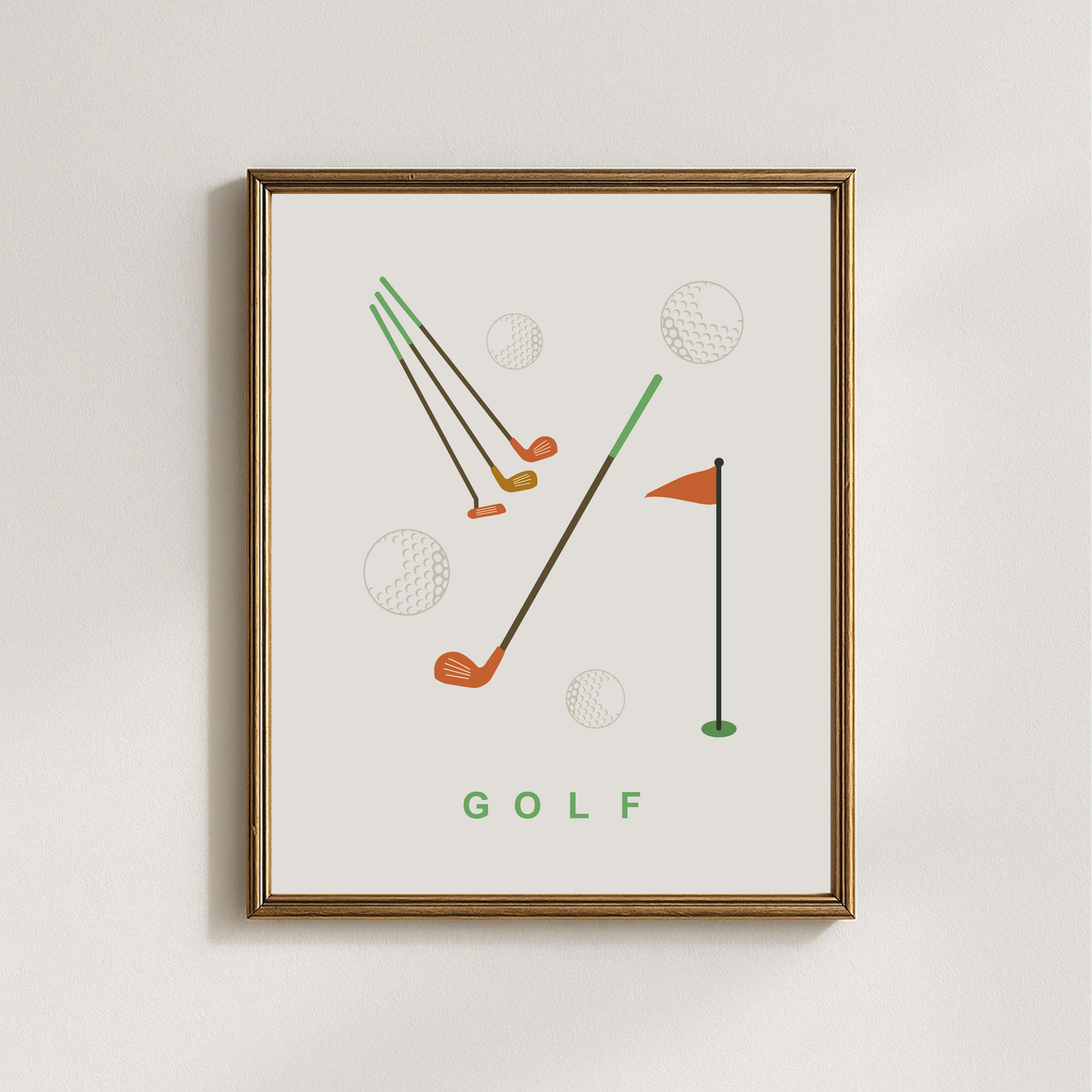 Golf Wall Art Print