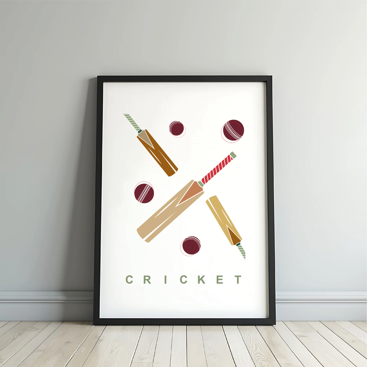 Cricket Wall Art Print