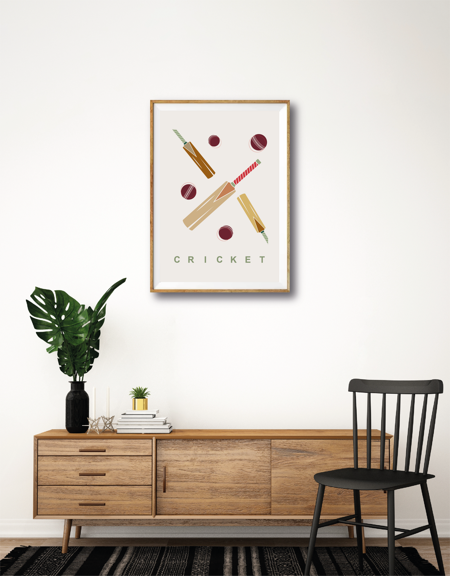 Cricket Wall Art Print